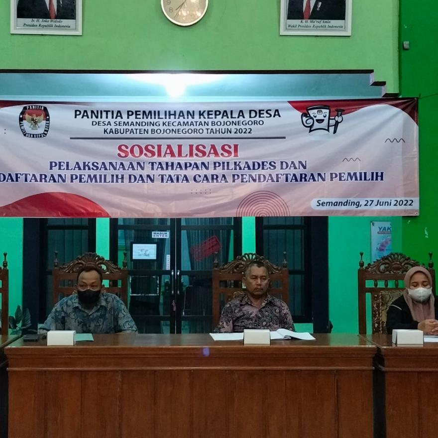 Sosialisasi Pelaksanaan Tahapan Pilkades Dan Pendaftaran Pemilih Dan Tata Cara Pendaftaran 5724